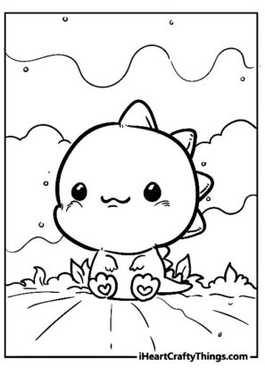 desenhos para colorir kawaii