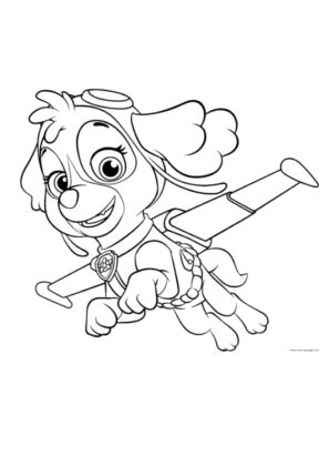 desenhos para colorir patrulha pata