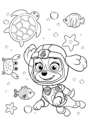 desenhos para colorir patrulha pata