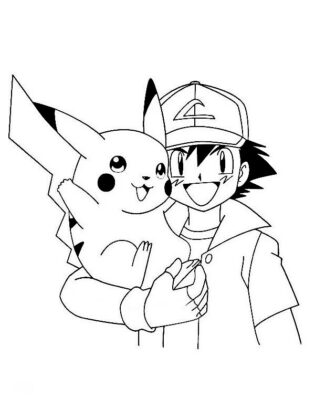 desenhos para colorir pikachu