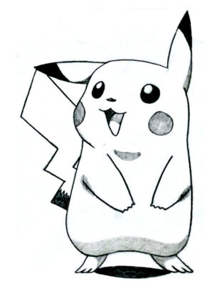 desenhos para colorir pikachu