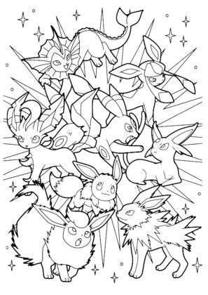 desenhos pokemon para colorir