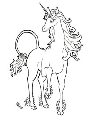 desenhos para colorir unicornio