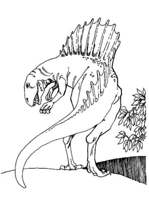 dinossauro desenho para colorir