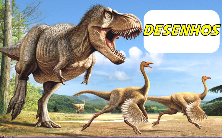 Desenhos de Dinossauros para Imprimir e Colorir