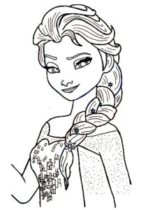 desenhos para colorir frozen