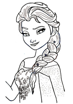 desenhos para colorir frozen