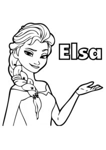 frozen para colorir