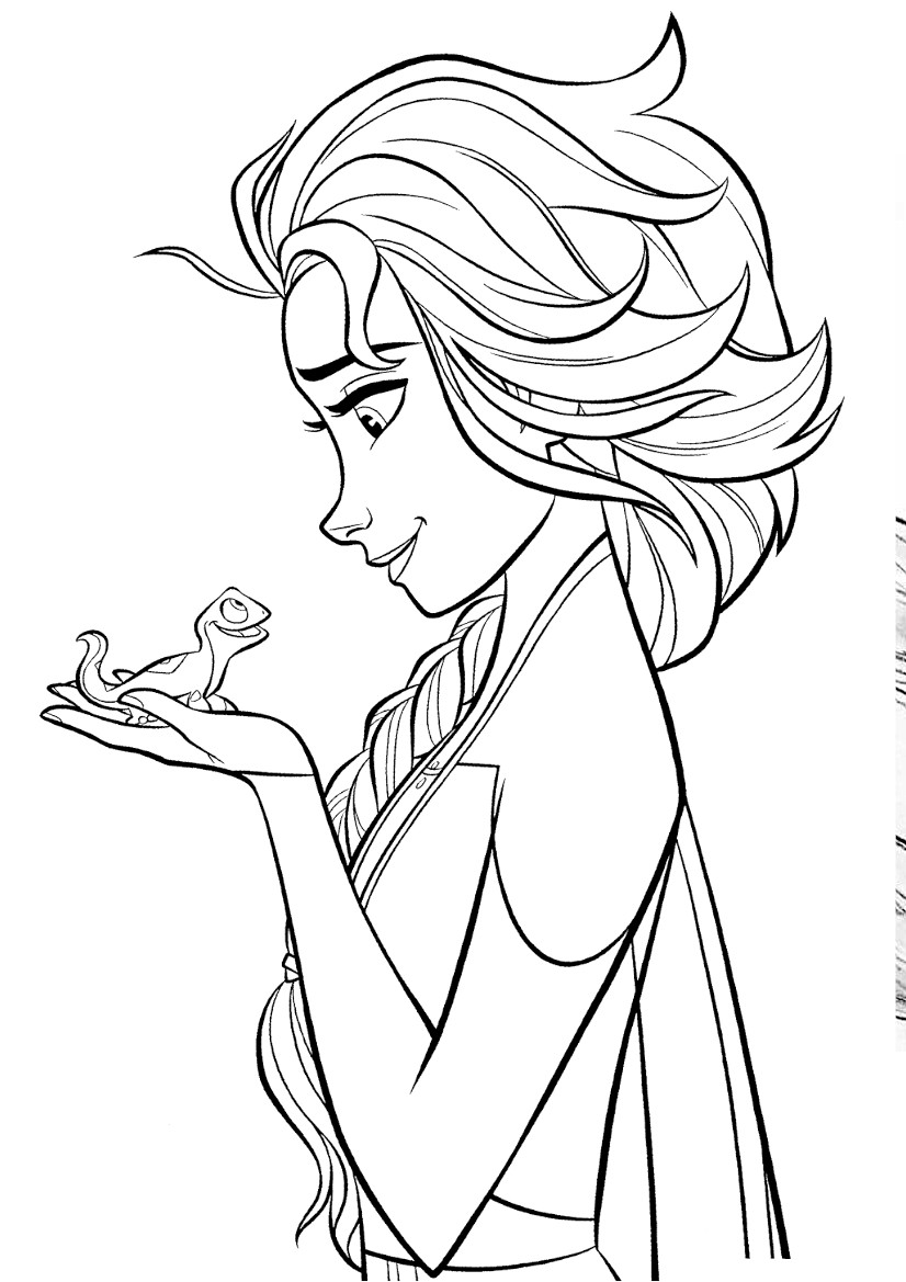 Desenhos para colorir da Frozen