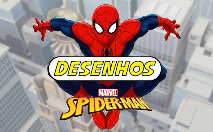 homem aranha para colorir