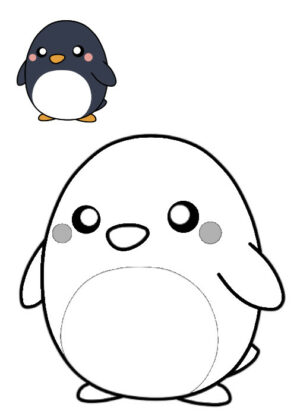 kawaii desenhos para colorir