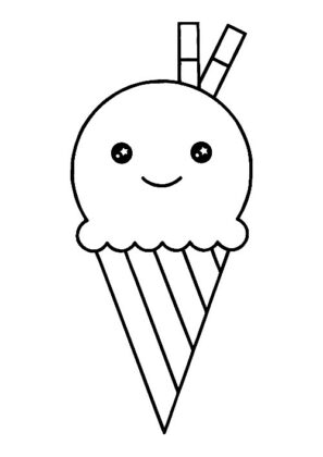kawaii desenhos para colorir