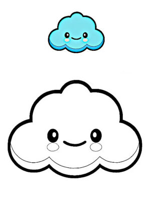 kawaii desenhos para colorir