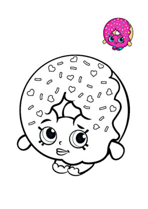 kawaii para colorir