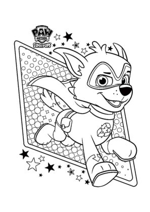 patrulha canina para colorir