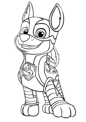 patrulha canina para colorir