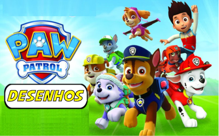 Pintar Desenho da Patrulha Canina em Portugues, Paw Patrol Marshall  Everest