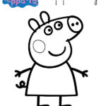 PEPPA COLORIDO para imprimir , desenho PEPPA COLORIDO  Aprendendo as  cores, Desenhos para imprimir, Peppa e george