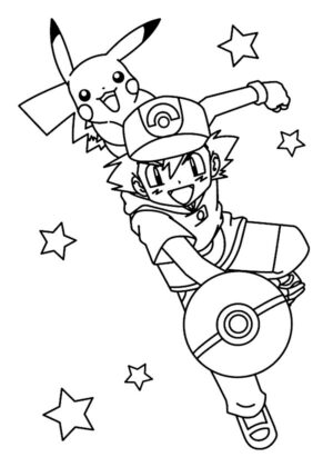 desenhos pokemon para colorir