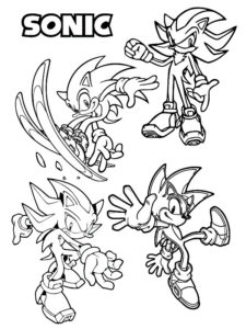 sonic desenho