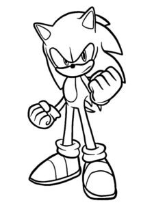 desenhos do sonic para imprimir