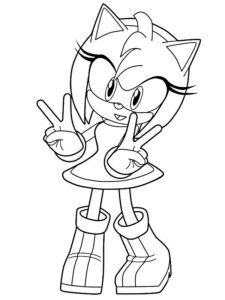 sonic para colorir e imprimir