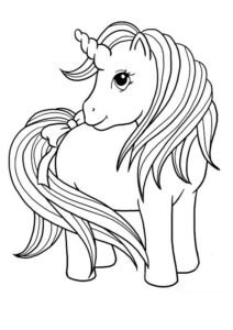 unicornio para colorir