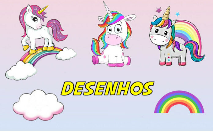unicornio para colorir