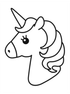 unicornio para colorir