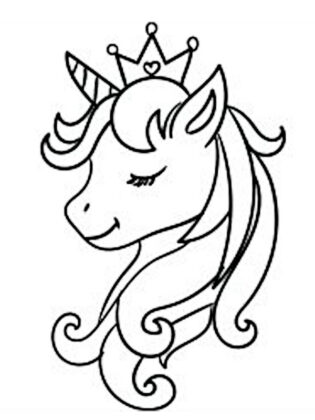 unicornio para colorir