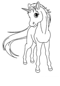 unicornio para colorir e imprimir