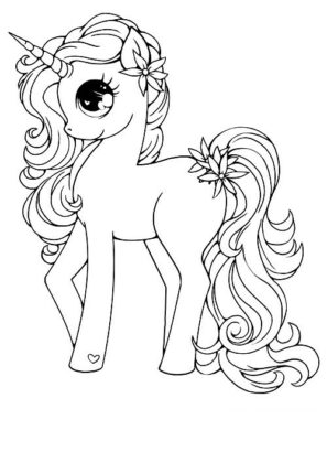 unicornio para colorir e imprimir