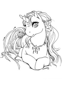 unicornio para colorir e imprimir