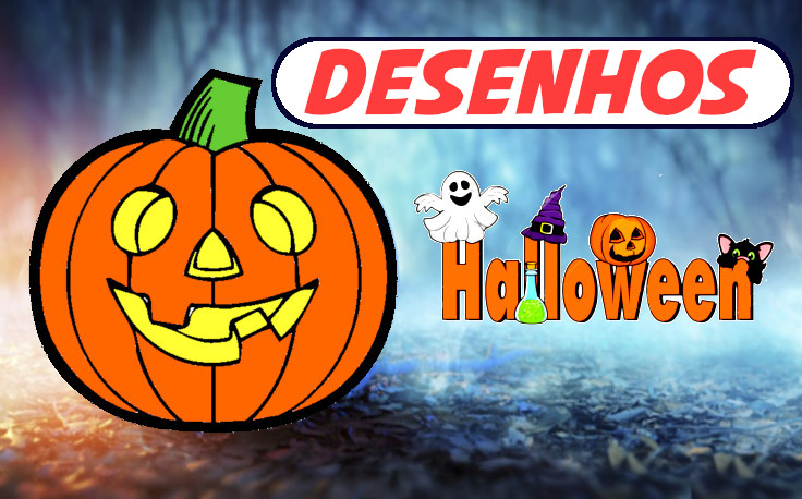 Como desenhar uma abóbora de Halloween