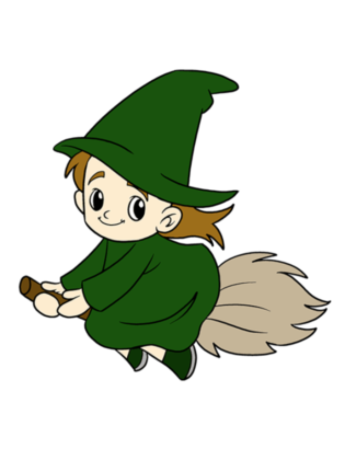 bruxa desenho