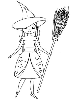 bruxa desenho