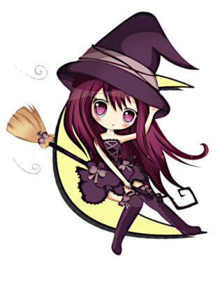 bruxa desenho