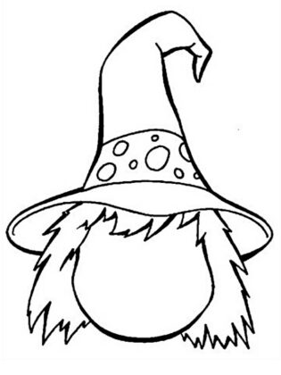 bruxas para colorir
