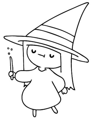 bruxas para colorir
