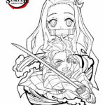 Desenhos de Kimetsu no Yaiba  Demon Slayer para Colorir, baixar e