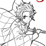 Desenhos para colorir Demon Slayer  WONDER DAY — Desenhos para colorir  para crianças e adultos