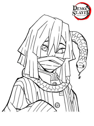 desenho de demon slayer