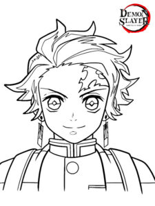 desenho demon slayer
