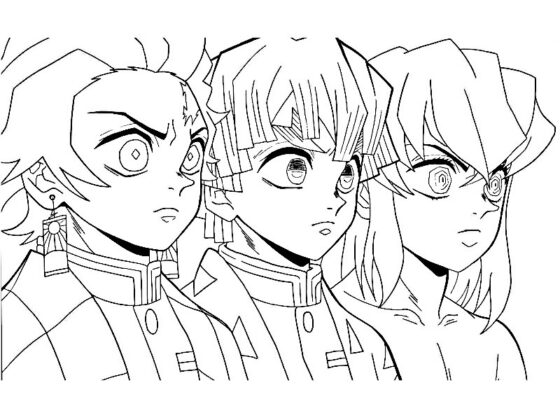 desenho demon slayer