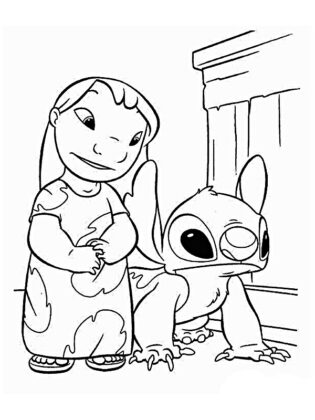 desenho do stitch