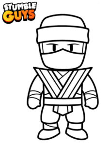 desenhos para colorir stumble guys