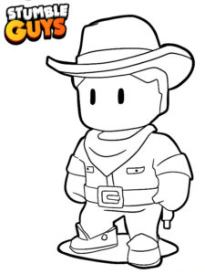 desenho para colorir stumble guys