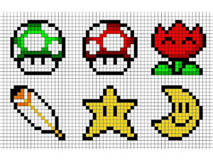 mario pixel art