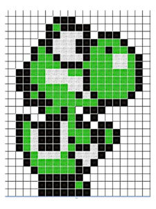 mario pixel art
