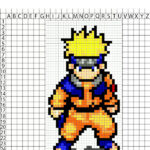 Naruto Pixel Art : 40 desenhos para imprimir